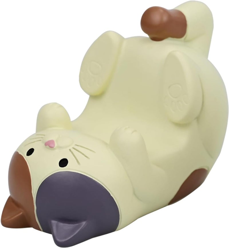 Mevodeata Cat-Shaped Phone Stand Animal Resin Gifts for Cat Lovers, Home & Office Fashion Accessories(White) - Image 1